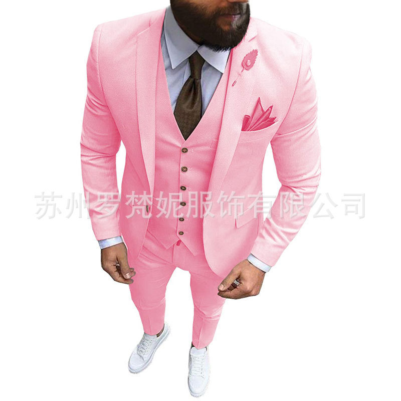 New Amazon AliExpress men's suit men's three-piece suit groom best man wedding plus size suit men's dress New Amazon AliExpress men's suit men's three-piece suit groom best man wedding plus size suit men's dress