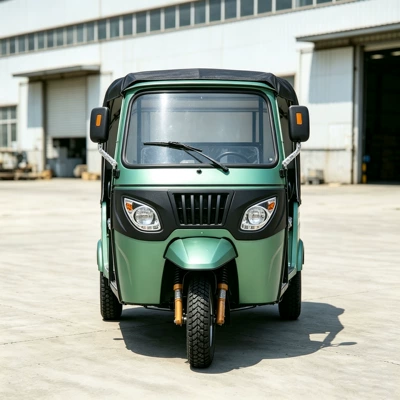 Sərnişin üçtəkərli motosikllar tricycle with large visibility, weatherproof canopy
