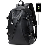 Модная мужская полиуретановая сумка для путешествий, школьный рюкзак, трендовый ноутбук, в корейском стиле