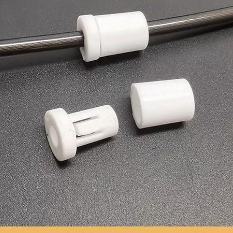 跳绳卡扣4/4.5/5/6mm塑料固定绳扣便捷式快速固绳锁跳绳配件