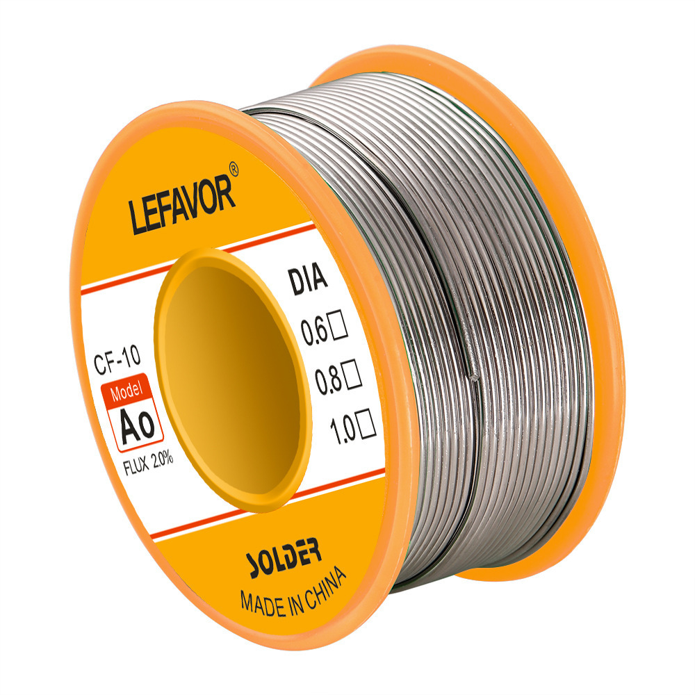 100G有铅焊锡丝0.81.0mm锡丝带松香高纯度低温焊接1.0焊丝家用锡