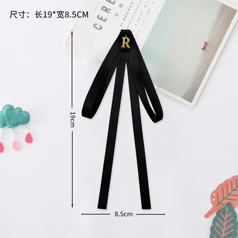 Pajarita para niños nuevo estilo niña estilo universitario flor de cuello color sólido mango largo jk uniforme de mujer cuello flor traje escolar tailandés accesorios