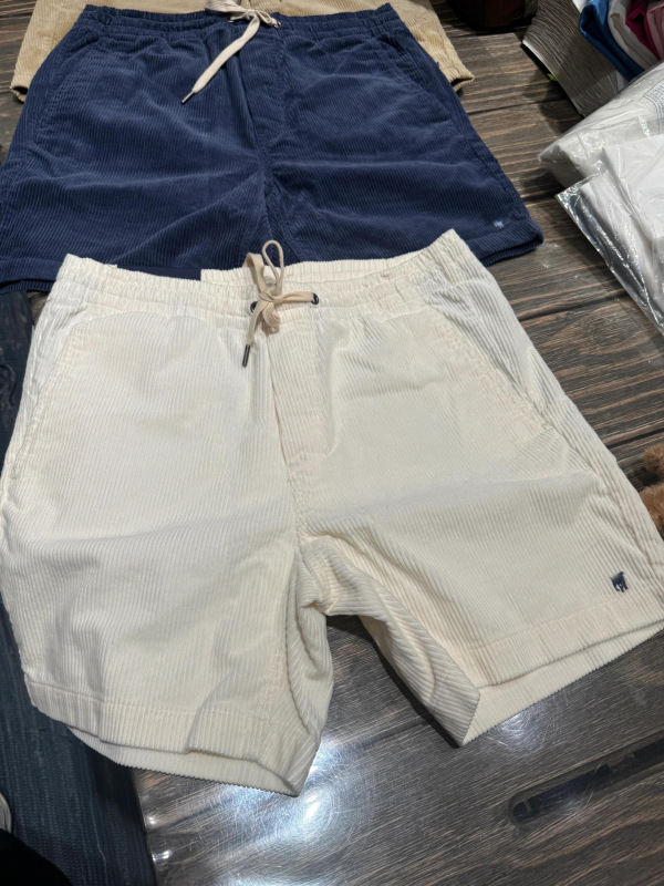 RL ラフポニーロゴ純綿コーデュロイショーツメンズルーズ 5 点通気性カップルパンツ刺繍夏カジュアル|undefined