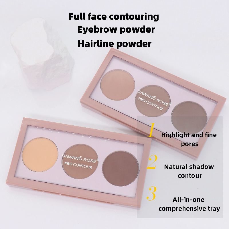 Universal Makeup Palette - Highlighter Matte & Side Contour Concealer And Shadow Beauty Cosmetics Set For All Skin Types_voghion.com
