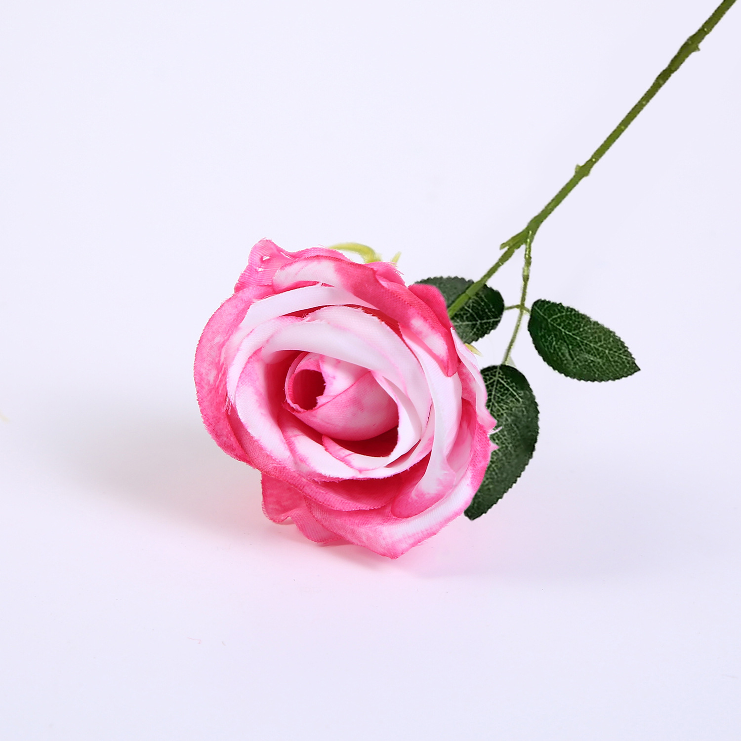 로즈 레드 11호+24cm 꽃줄기+잎