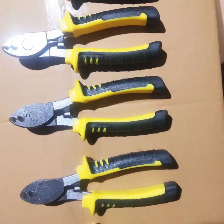 Fabricante manual cable tijeras alambre tijeras cable alicates electricista tangente alicates de corte 6810-pulgadas alicates