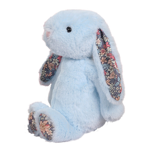 Rabbit plush toy, cute shy rabbit plush figure, cross-border floppy eared rabbit, teddy bear, birthday gift, doll