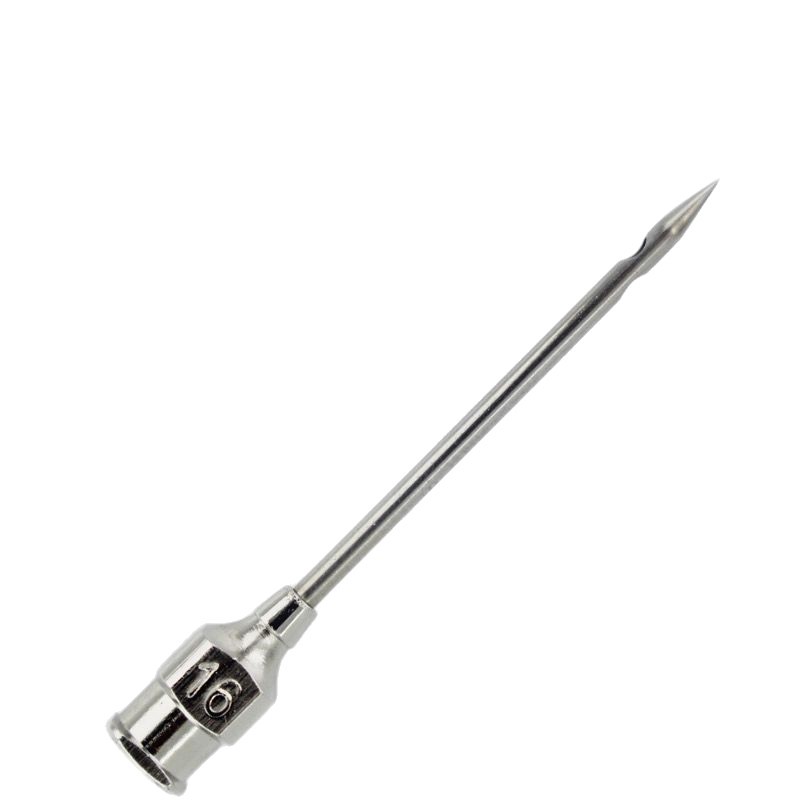 Stainless Steel Side Hole Needle for Injecting Brine into Meat, Barbecue Injection Needle with Dual Heads, Electric Flavoring Machine Needle