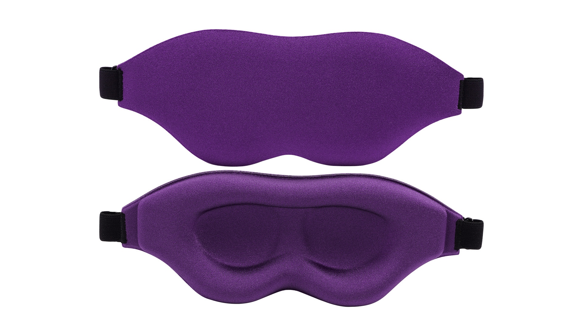 Venta caliente transfronteriza máscara de ojo en 3D negra sin presión máscara de ojo transpirable cuenca de ojo profunda máscara de ojo para dormir juego de cuatro piezas al por mayor