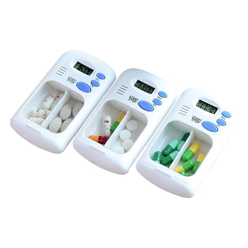 Creative Mini Smart Medicine Reminder Digital Smart Medicine Box Timed Medicine Box Portable Medicine Packaging Storage Box
