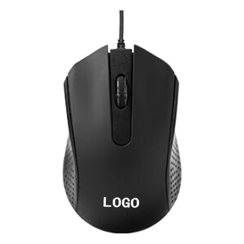 Fuente de la fábrica neutral con cable USB ratón de oficina en casa de negocios ordenador portátil ratón de escritorio al por mayor