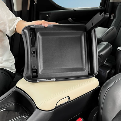 Original factory armrest box cover for Armrest box - 15-22-alphardwilfa-original-center-console-lid-cover-replacement-part-black-fits-both-left-and-right-hand-drive-models