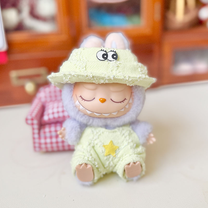 仅衣服] 一/二代La布布衣服挂件拉布布坐坐派对娃衣挂件草莓熊萌|undefined