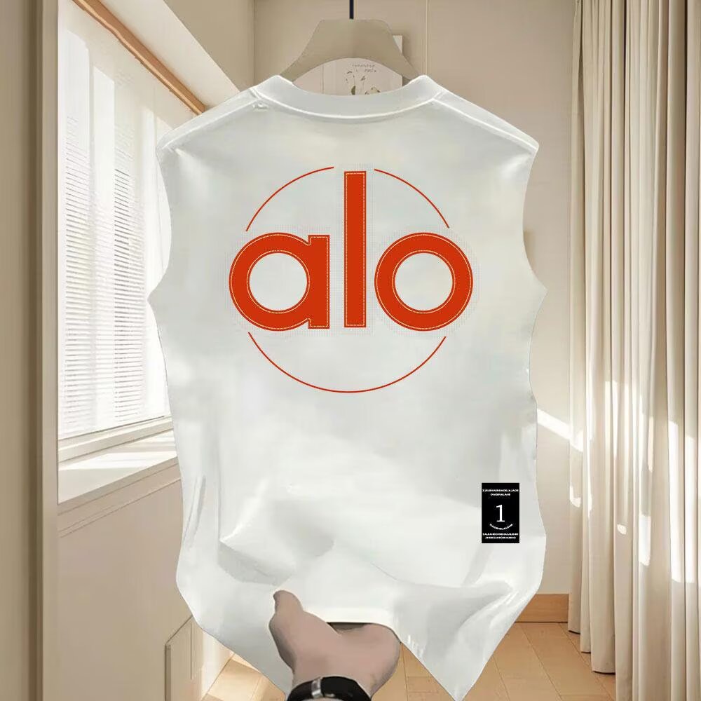 2025 Summer New Arrival: Youthful Hong Kong Style Trendy Sleeveless Short-Sleeve Vest, Simple and Versatile, Cartoon Style