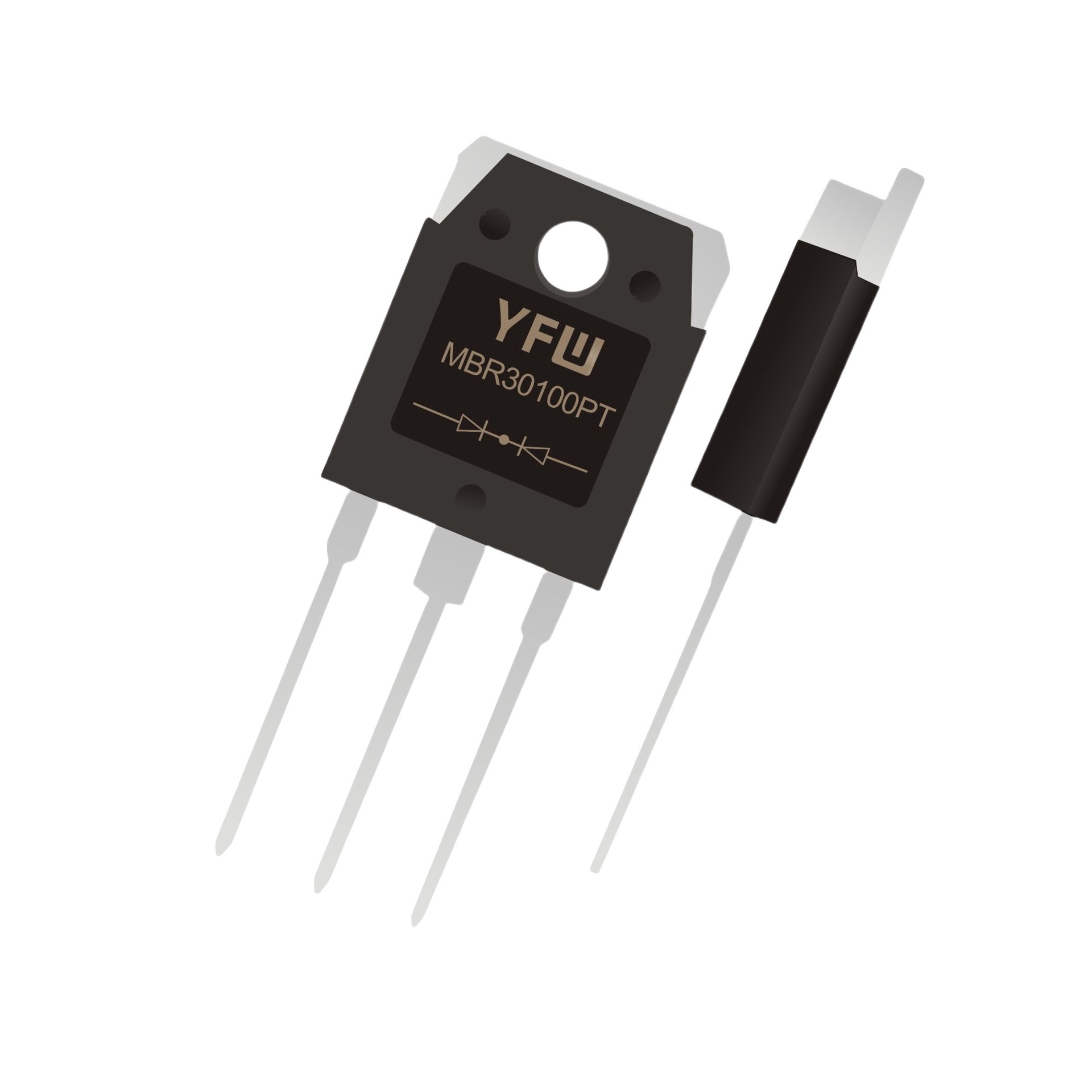 MBR30100PT YFW/广东佑风微电子 肖特基二极管 100V