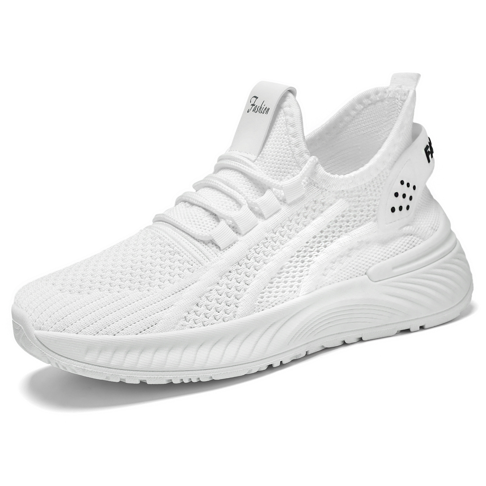 Zapatos de mujer, suela suave, pies no cansados, zapatos de suela gruesa de verano, zapatos deportivos voladores transpirables, zapatos casuales cómodos, zapatos, todo fósforo para mujeres