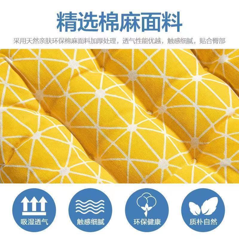 连体坐垫女教室椅子椅垫办公室座垫靠垫坐垫一体加厚学生屁股垫|undefined