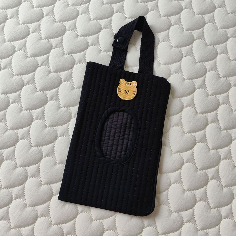 韓国版刺繍小動物アニメかわいいティッシュ収納車用ウェットティッシュ|undefined