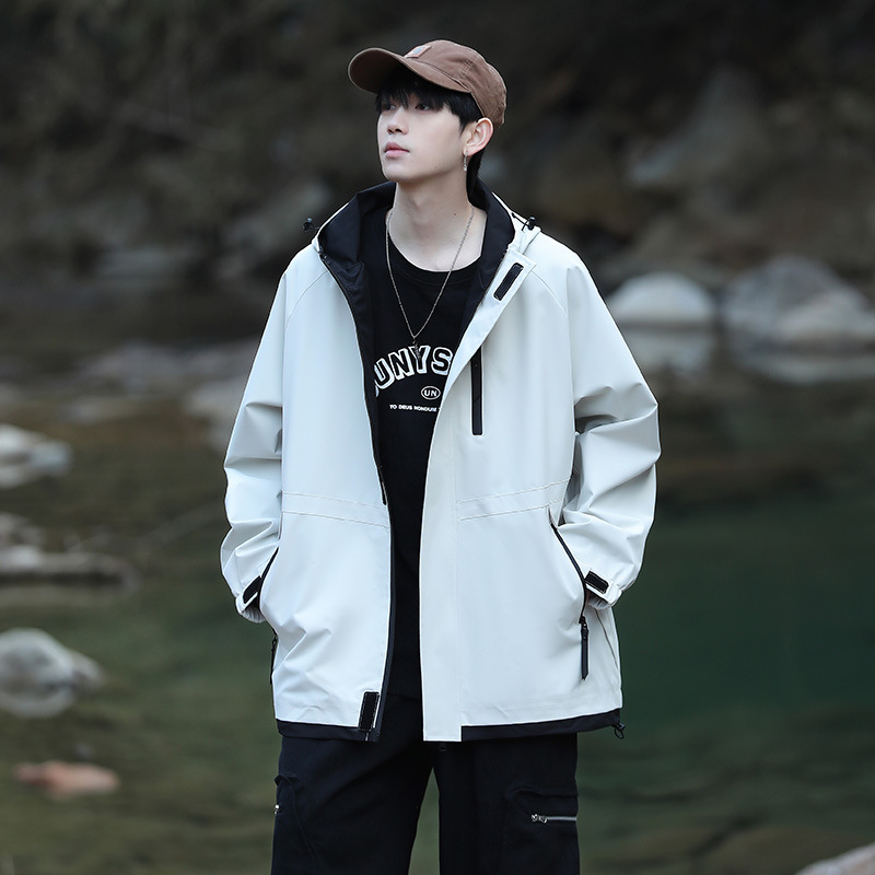 Tropas de asalto 3 - en - 1 chaqueta para hombres con terciopelo al aire libre montaña para hombres y mujeres una sola pieza de cubierta desmontable a prueba de viento y agua para hombres