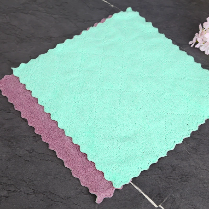 Двухцветные впитывающие чистящие ткани, microfiber кухонные салфетки, 25×25 / 27×16 см, набор вариантов