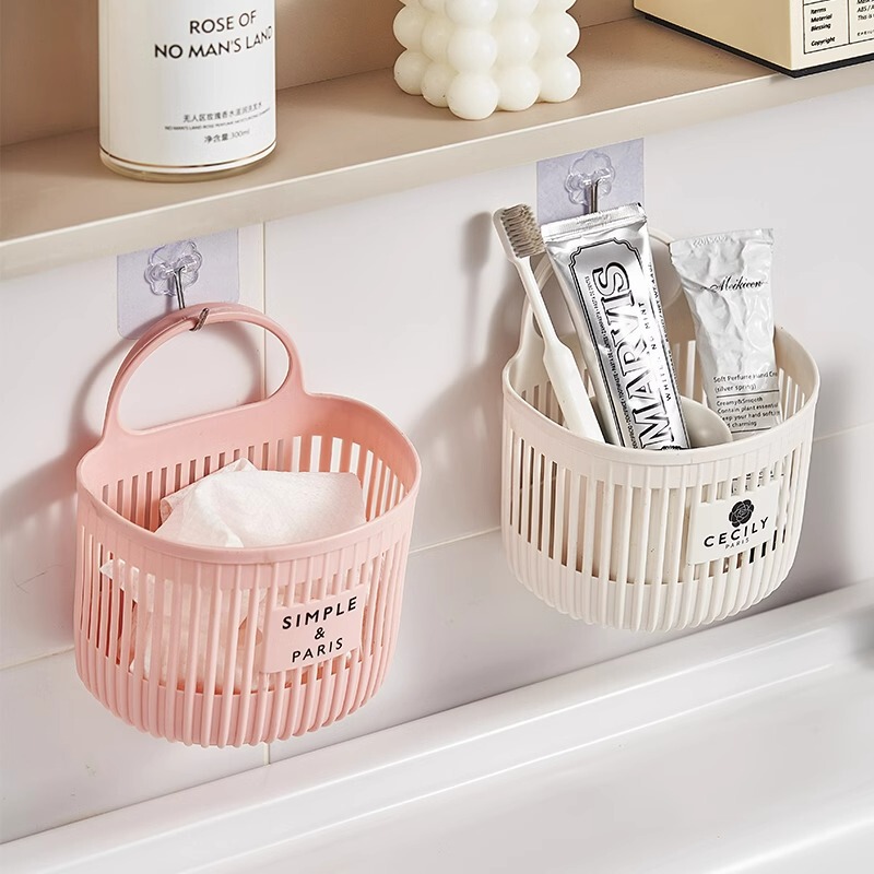 Kitchen Scallion Ginger Garlic Storage Basket Wall Hanging Small Hanging Basket Storage Rack Round Storage Basket Ginger Garlic Storage Box Wholesale