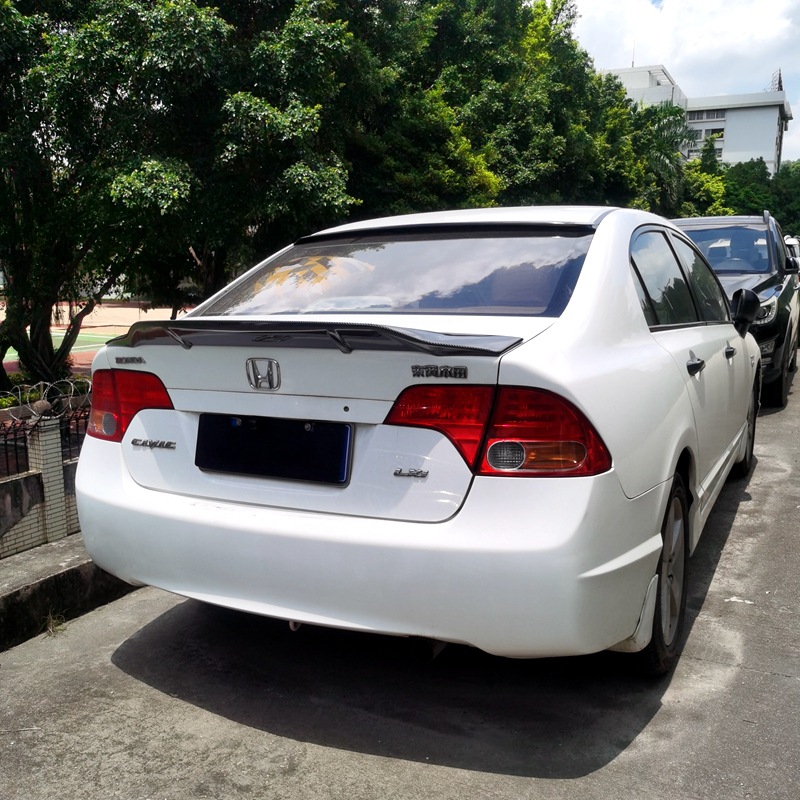 Suitable for 2006-2011 Civic Rear Wing Eighth Generation Civic Si Ming Modified R Model Special Punch-Free Fixed Wing