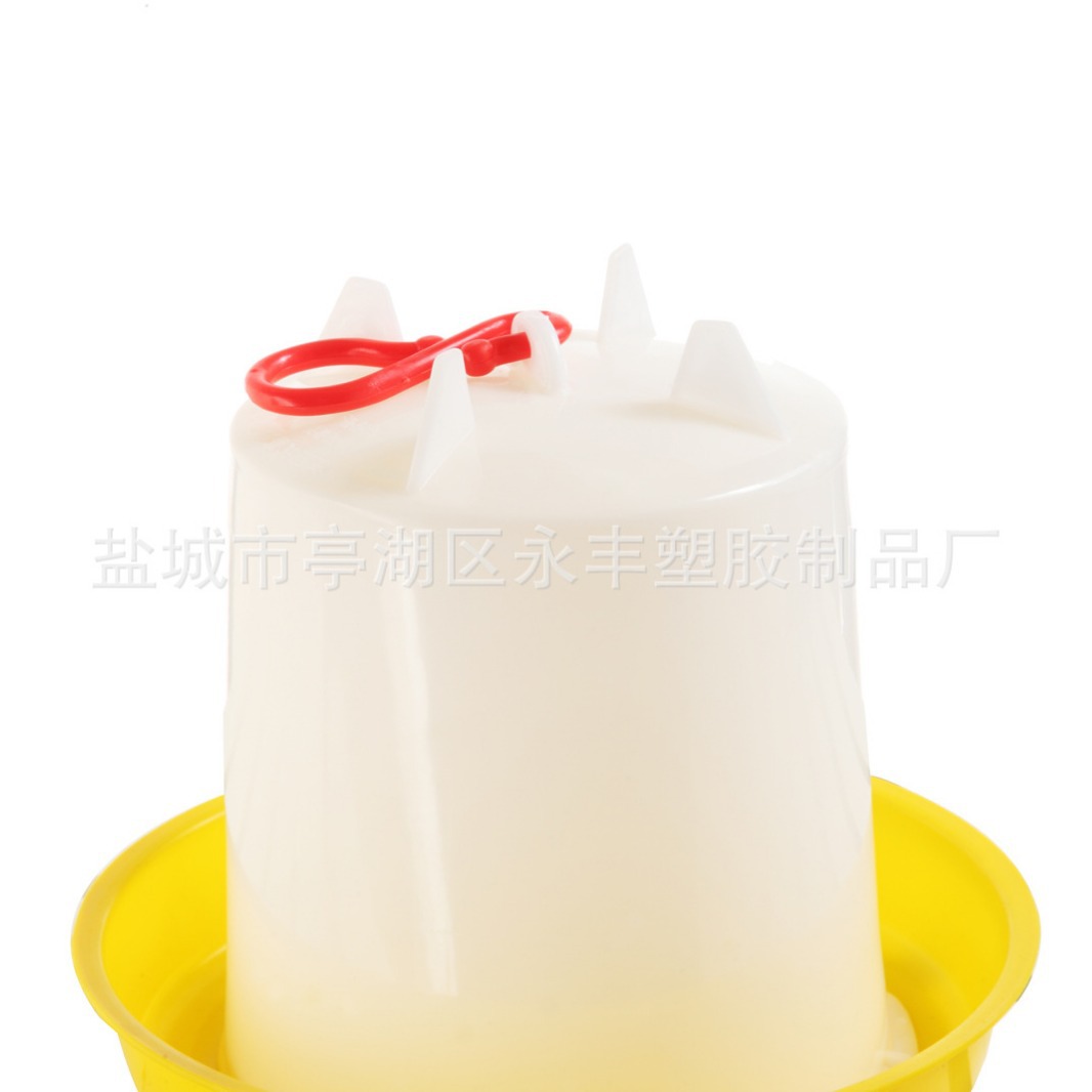 鸡饮水器/鸡水壶 大中平底注空饮水器（5kg）DT07（龙龙塑业）