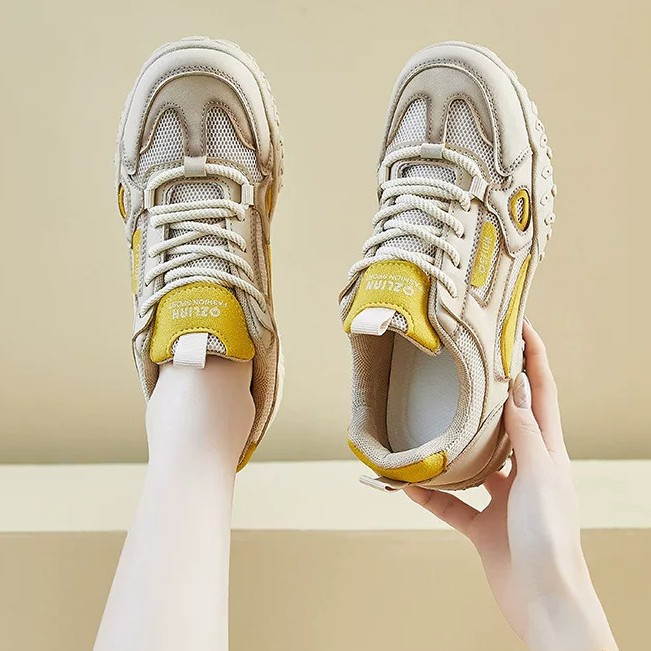 2026 primavera y verano zapatos casuales de mujer de malla, moda, retro, zapatos de malla ligeros, zapatos de mujer