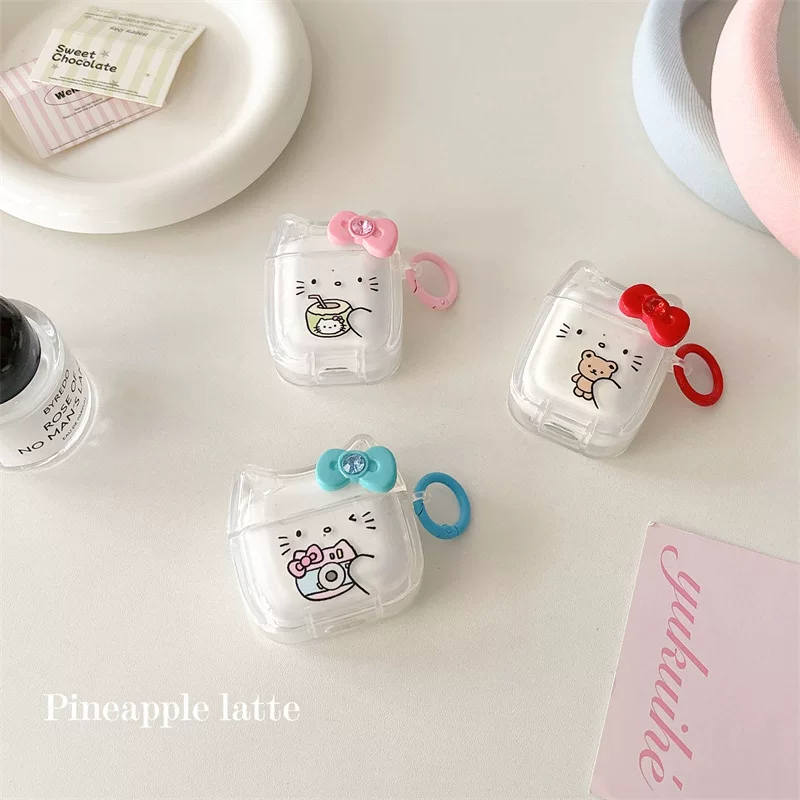 Apple, compatible cartoon headphones with bow, pro2, bluetooth, 2/3