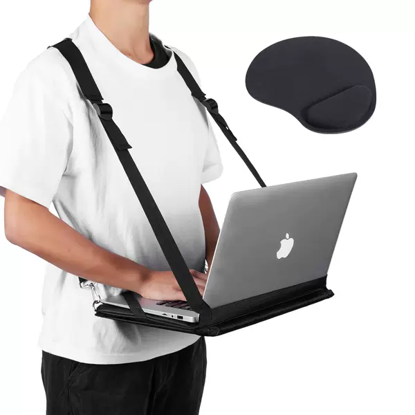 Cross-Border New Model Laptop Cable Harness Shoulder Strap with Storage Bag Portable Wearable Laptop Stand