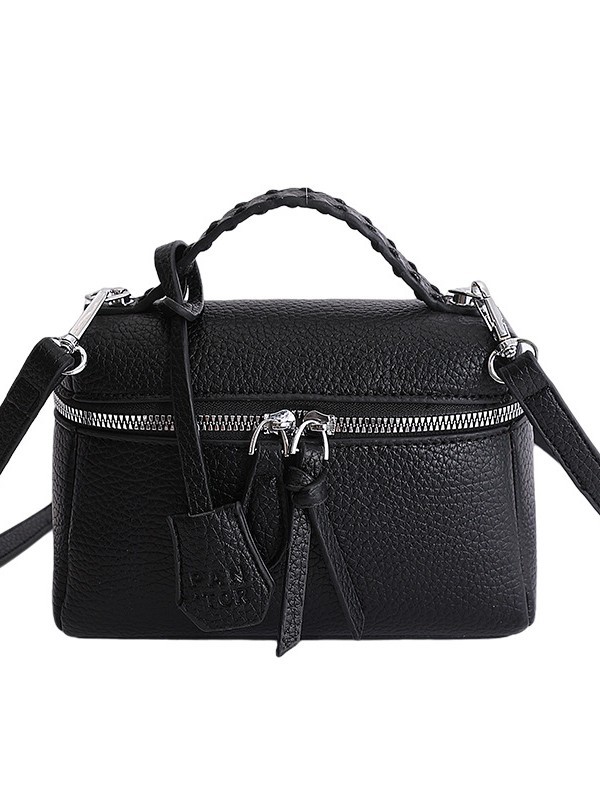 Nicho Zhong bolso de mano mujer 2026 nueva textura litchi bolso pequeño estilo coreano de alto rendimiento de hombro bolso de almuerzo image 6