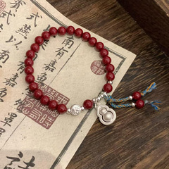 本命年新中式足银999纯银葫芦好运福牌手串福禄生财手链新年礼物