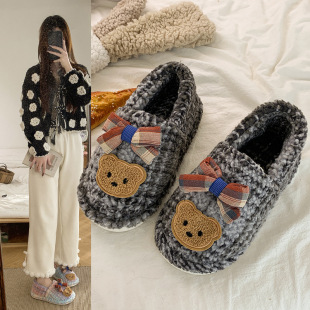 ��������ë���ײʎ�С����ЬŮ�⴩ƽ�׿ɐۿ�ͨů����ȫ��ë��Ь