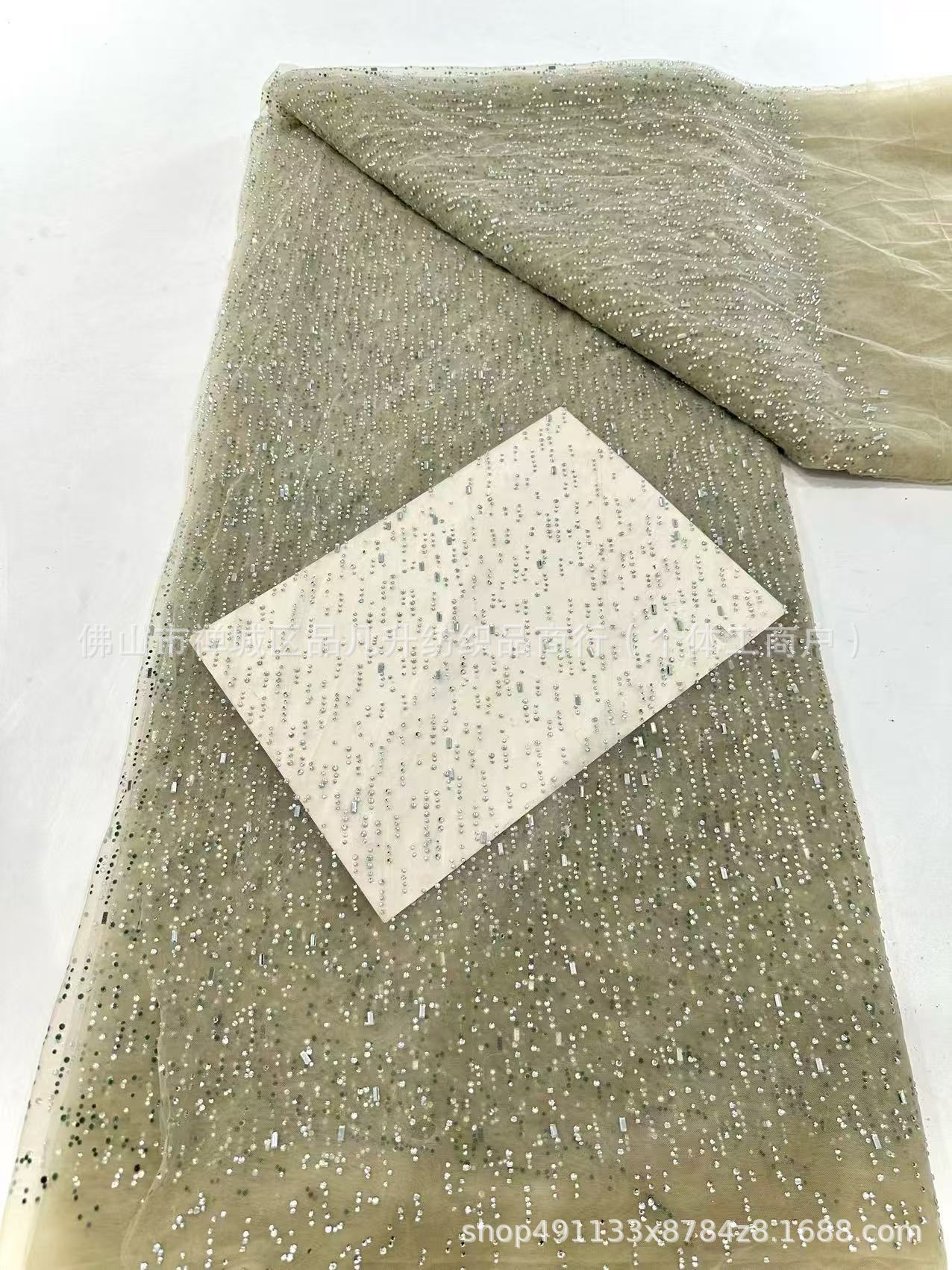 Tejido de diamante caliente tela de malla de diamante imitación tela de malla de diamante australiana ropa de moda de mujer ropa de moda bolsa accesorios tela
