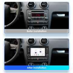 7-inch Audi original car upgraded Android navigation screen changer suitable for 03-12 A3 car large screen navigation all-in-one machine