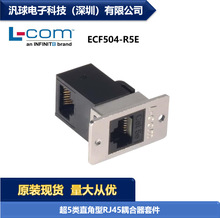 L-COM ECF504-R5E ��5�ֱ����RJ45��尲�b������׼� �F؛