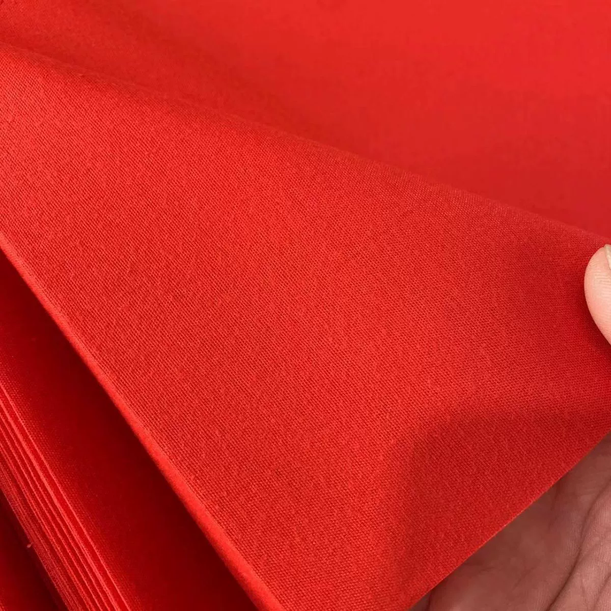 Jin Ge Pure Polyester Color Fabric, 88 см ширина, красный желтый зеленый синий черный, имитация хлопка