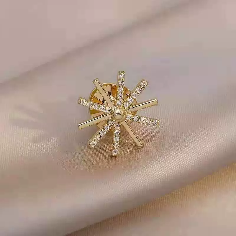 Cute high-end brooch with bow, pin, suit, protective underware, clips included