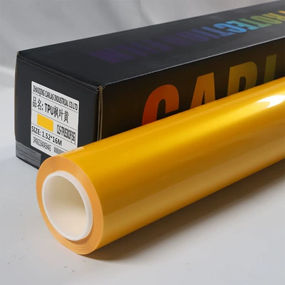 Auto Color Change Film — Price Customized Oem White Package - maple-leaf-yellow-152m15m