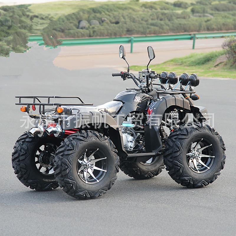 Motocicleta de playa de todo terreno gasolina Zongshen250CC transmisión de eje de montaña ATV de cuatro ruedas para adultos vehículo todoterreno de dos asientos