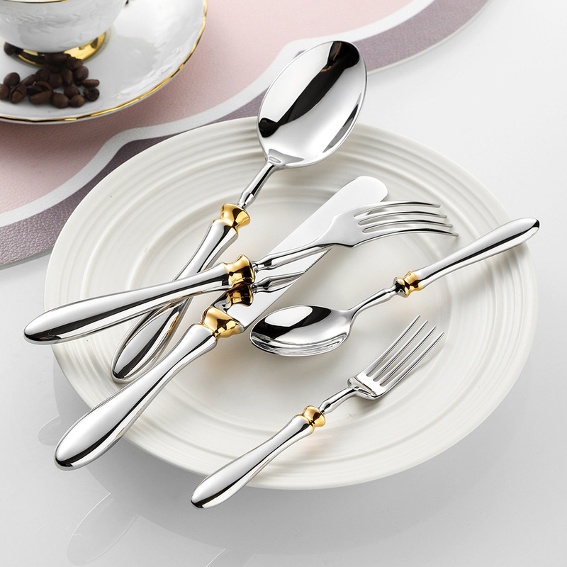 Hand-Forged 304 Stainless Steel High-End Gourd Handle Western Tableware Hotel Restaurant Steak Knife and Fork Dessert Spoon Wholesale Hand-Forged 304 Stainless Steel High-End Gourd Handle Western Tableware Hotel Restaurant Steak Knife and Fork Dessert Spoon Wholesale