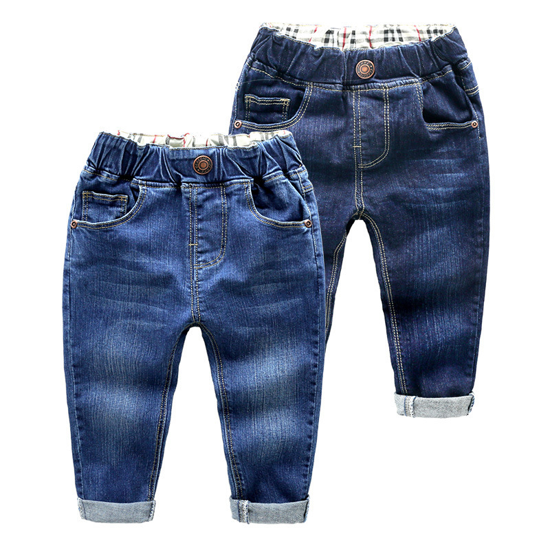Children's Pants 2020 New Children's Pants Boys' Jeans with Holes Spring and Autumn Pants Children's Pants for Younger Children Denim Pants