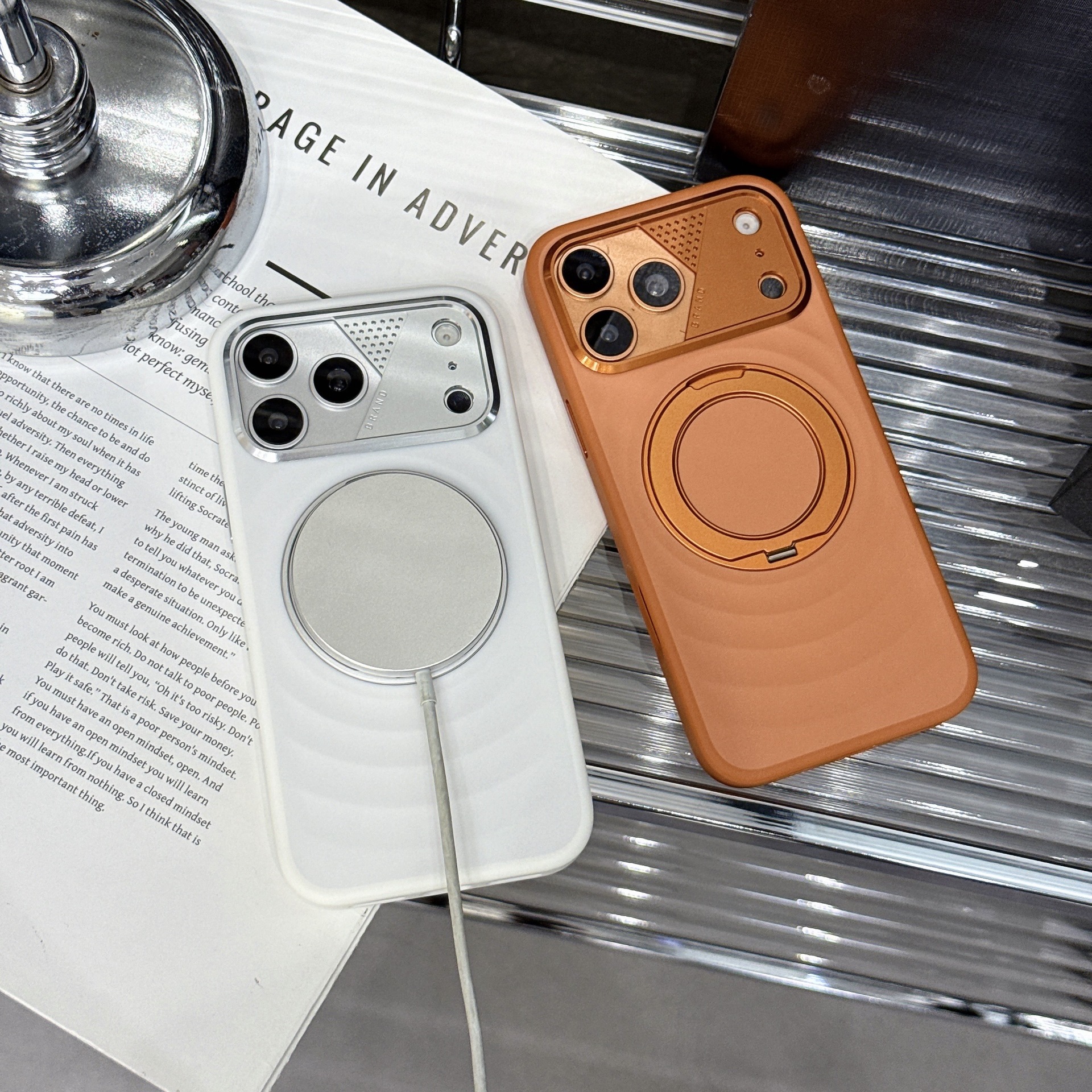 Magnetic Rotating Phone Case For Iphone Protective Cover_voghion.com