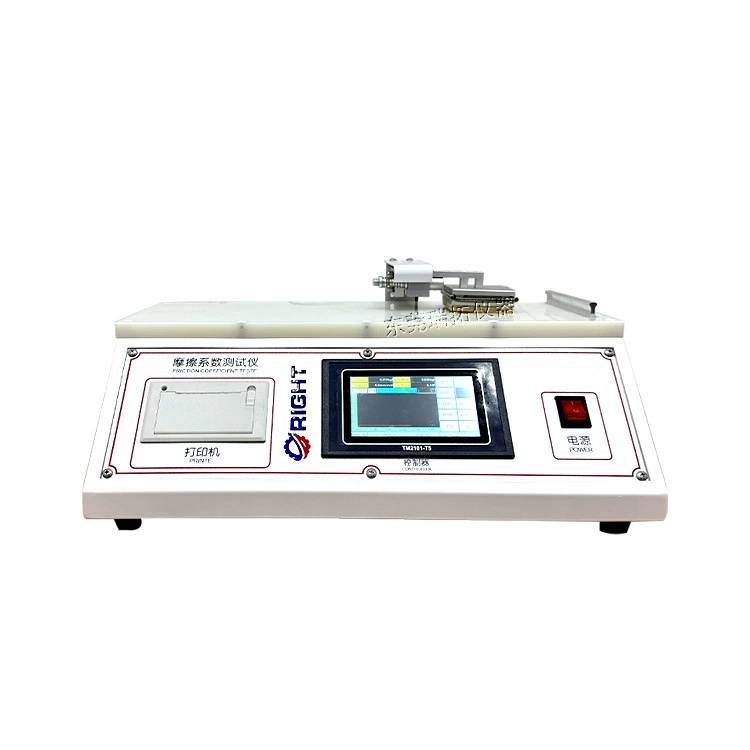 Тестер коэффициента трения для бумаги и картона, тестер гладкости тонких листов, тормозных колодок, щеток и конвейерных лент