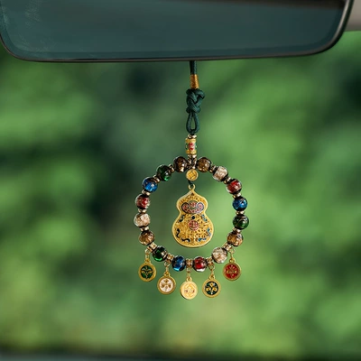 Car hanging | and Multi-Treasure Five Paths God of Wealth