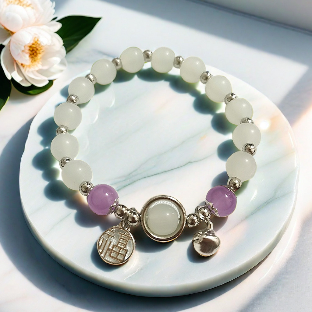 Pulsera de Lirio de los Valles Súper Hada, Promoción Especial 2025, para Mujer, Fresca y Única, Sensación de Alta Gama, Regalo de Pulsera con Cuentas para Mejor Amiga Estudiantil