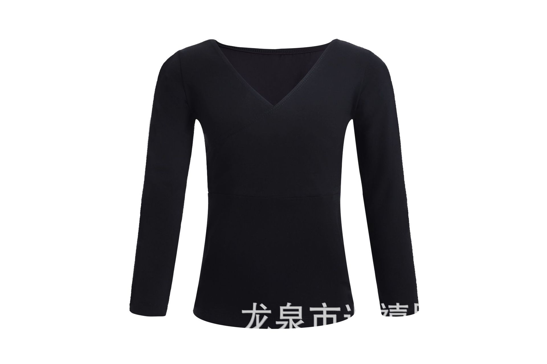 Black-Long-Sleeve Body Suit