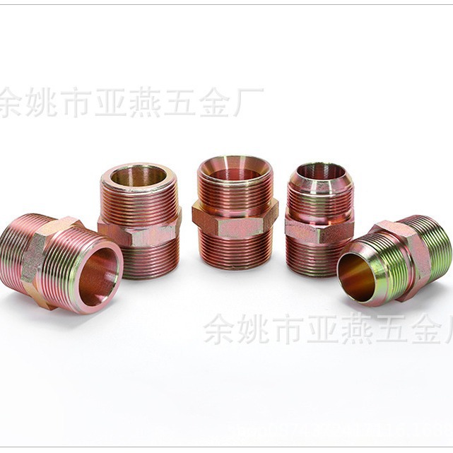 液压铜管路接头直通防爆内螺纹碳钢对丝管箍非标变径管接高压管