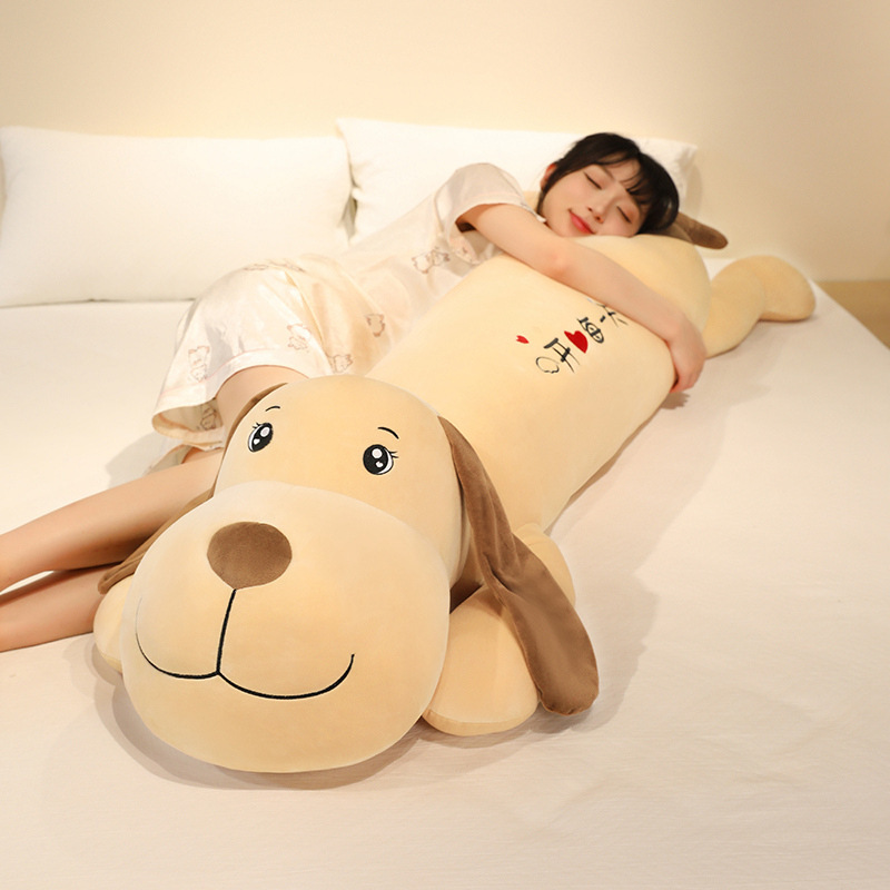 Hug and Sleep with the Big Plush Dog, Detachable and Washable, Oversized Doll for Girls, Giant Plush Dog Pillow Toy