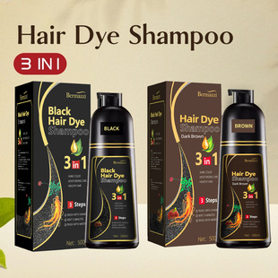 A black hair cream white to black plant does not hurt the hair bubble hair dye cover white hair does not touch the scalp Hair dye